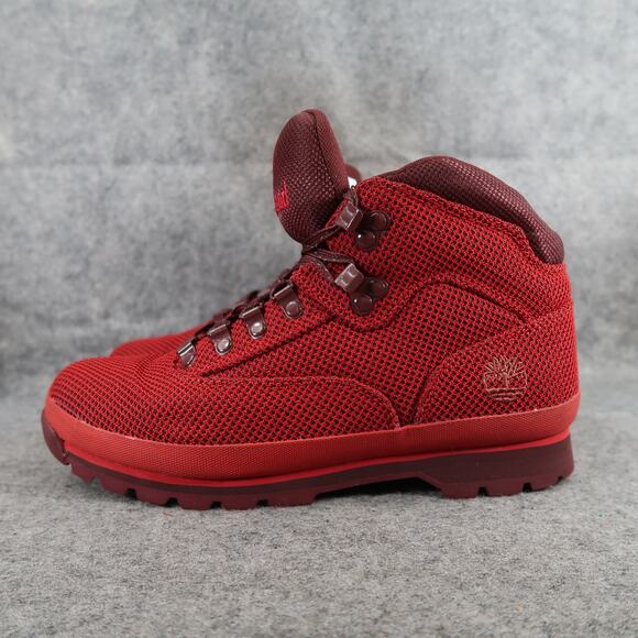 Timberland Shoes Mens 8.5 Hiking Boot EuroTrail Outdoor Sport Red Active Lace Up main image 7